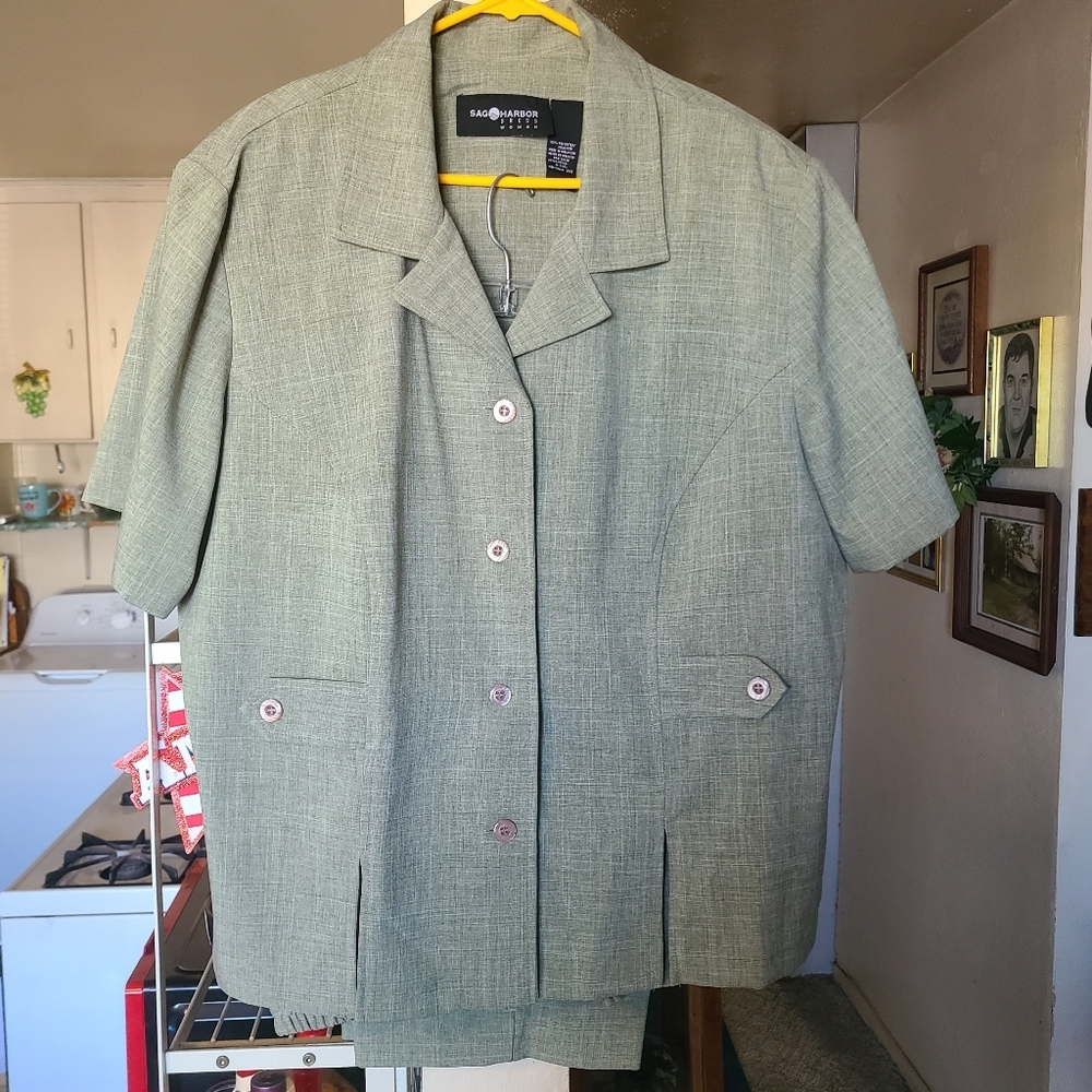 Sag Harbor Dress woman pant suit Sz 24W